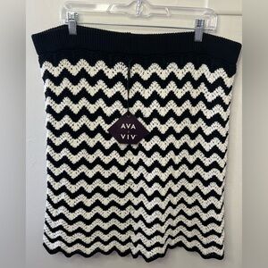 Chevron Crochet Skirt- Size 1X